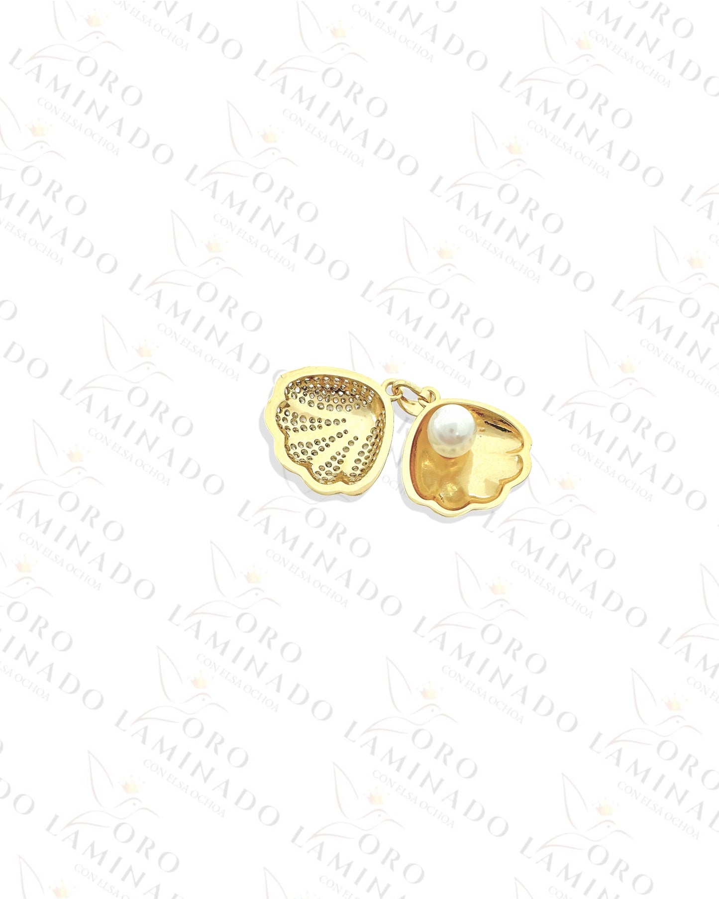 Gold Filled Sea Shell Open Pendant Y290