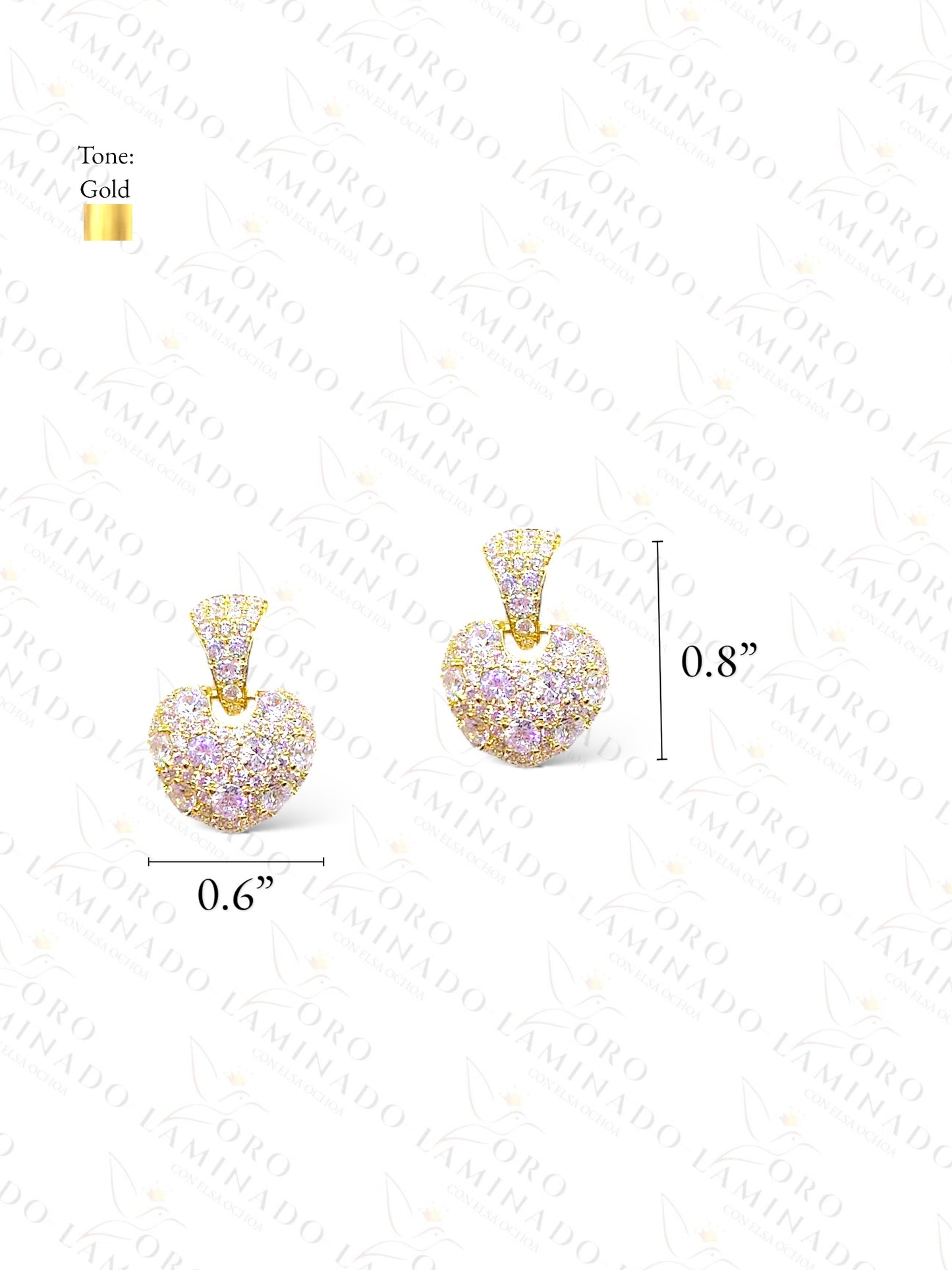 High Quality Heart Earrings C472