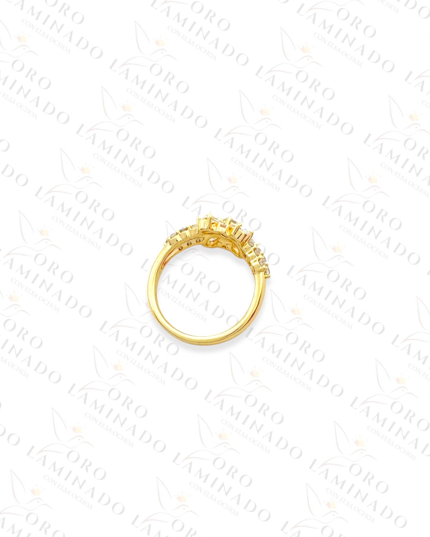 High Quality Crystal Flower Ring (Gold Filled) C175