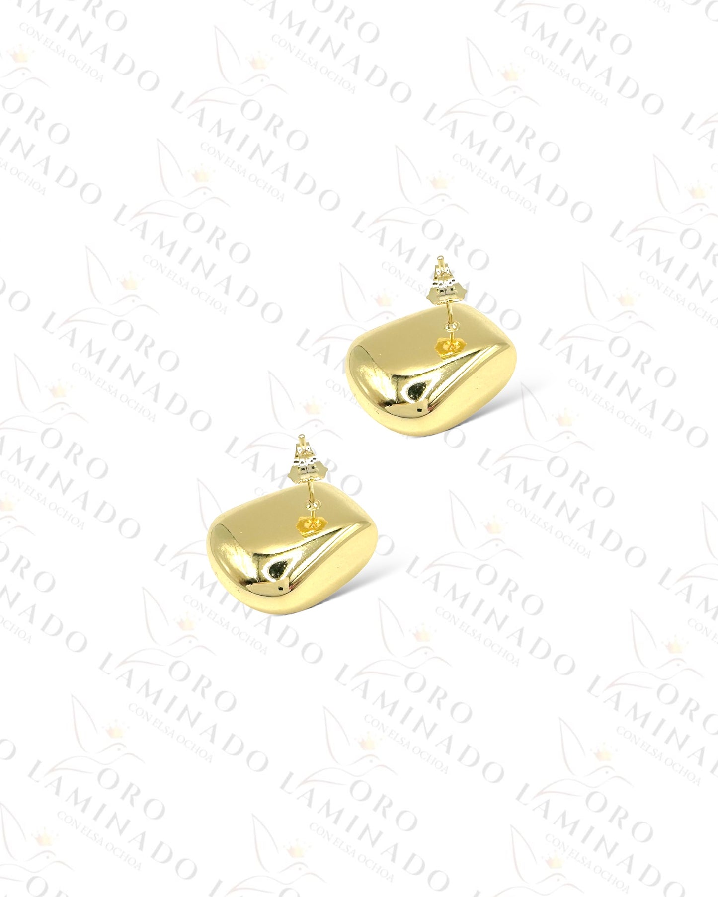 High Quality Chunky Pillow like Earrings R362