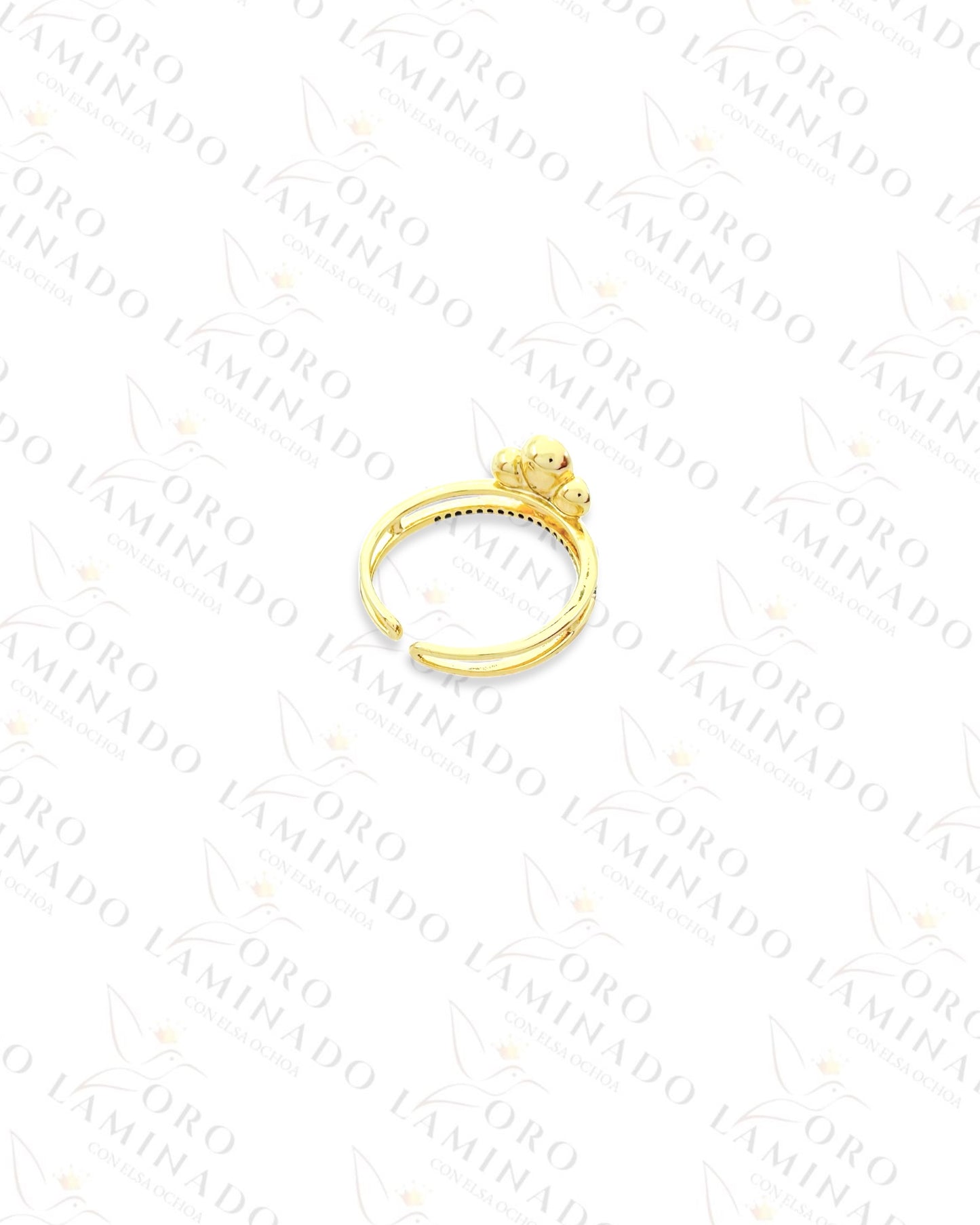 High Quality Adjustable Litmus Crown Ring (Gold Filled) C349