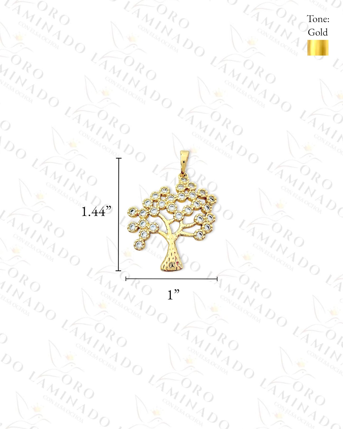 High Quality Gold Filled Tree Pendant C442