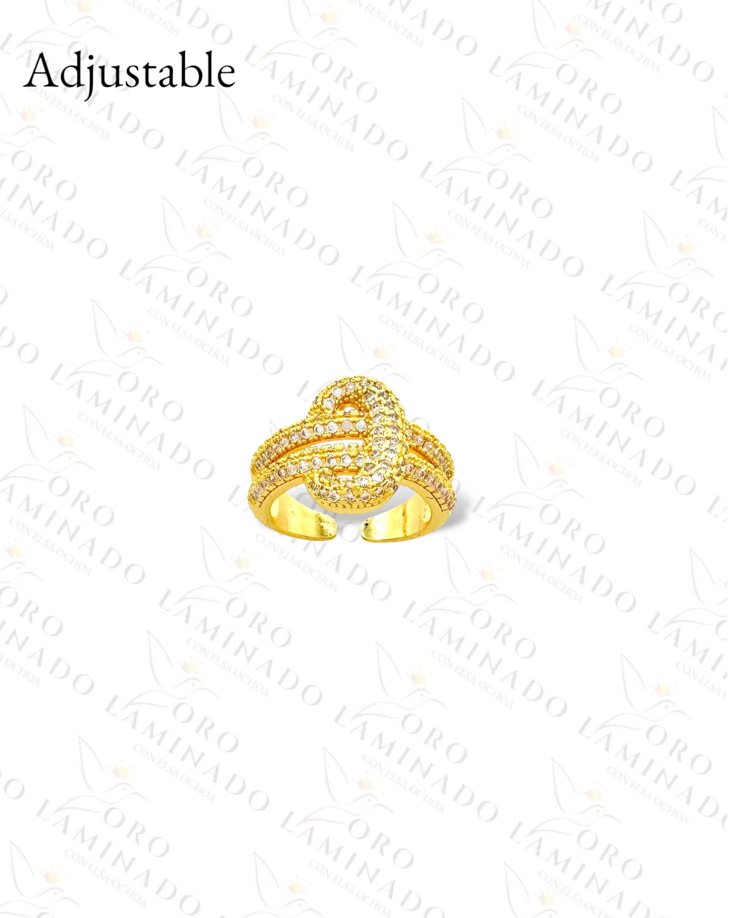 Adjustable C-Knot Ring (Gold Filled) B79