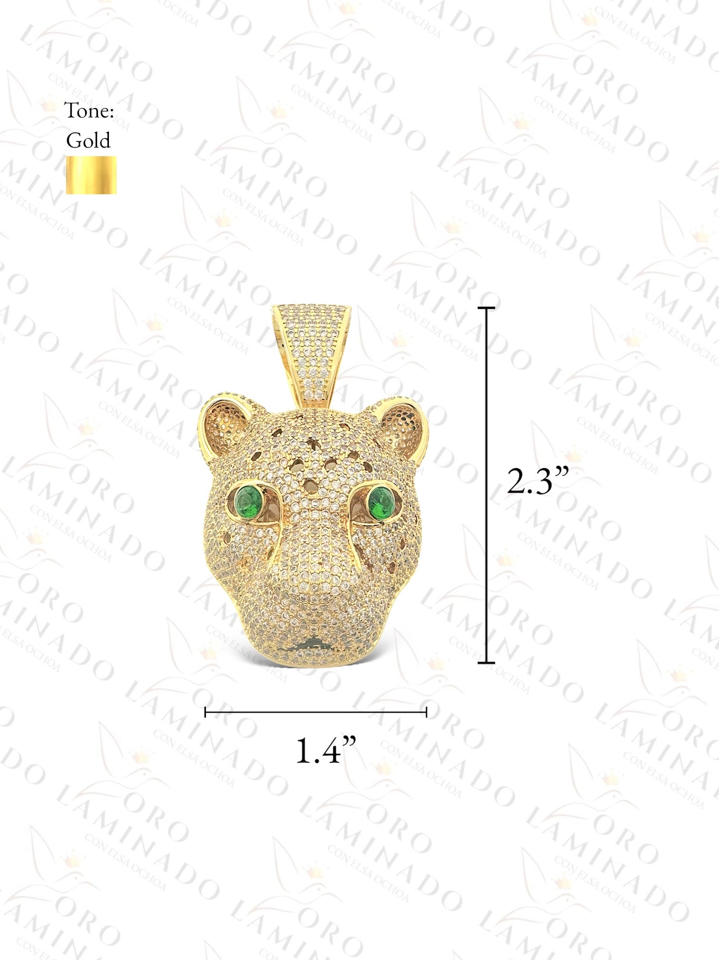 Gold Filled High Quality Puma Pendant Y91