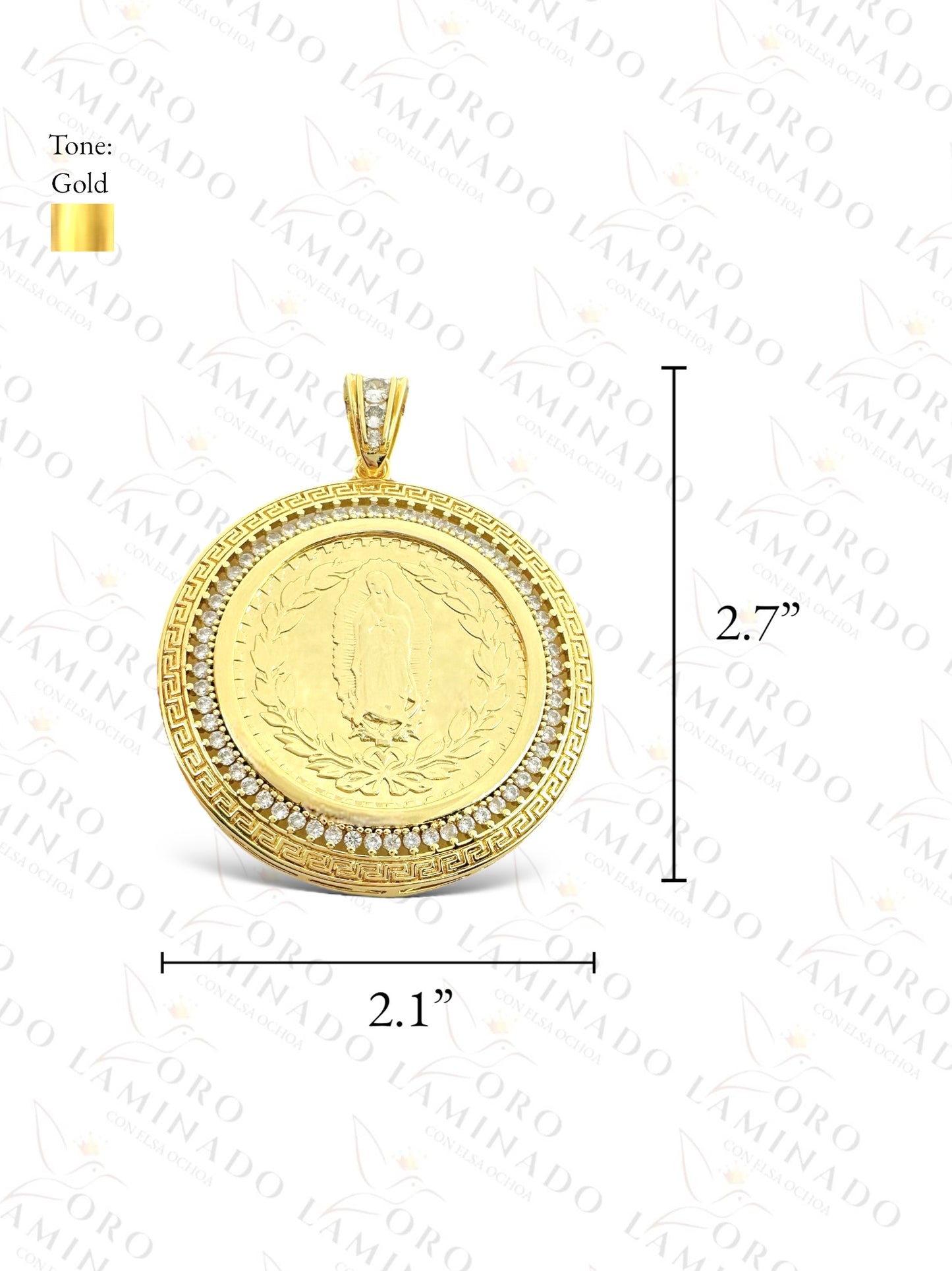 Gold Filled Virgin Mary Centenary Pendant R20