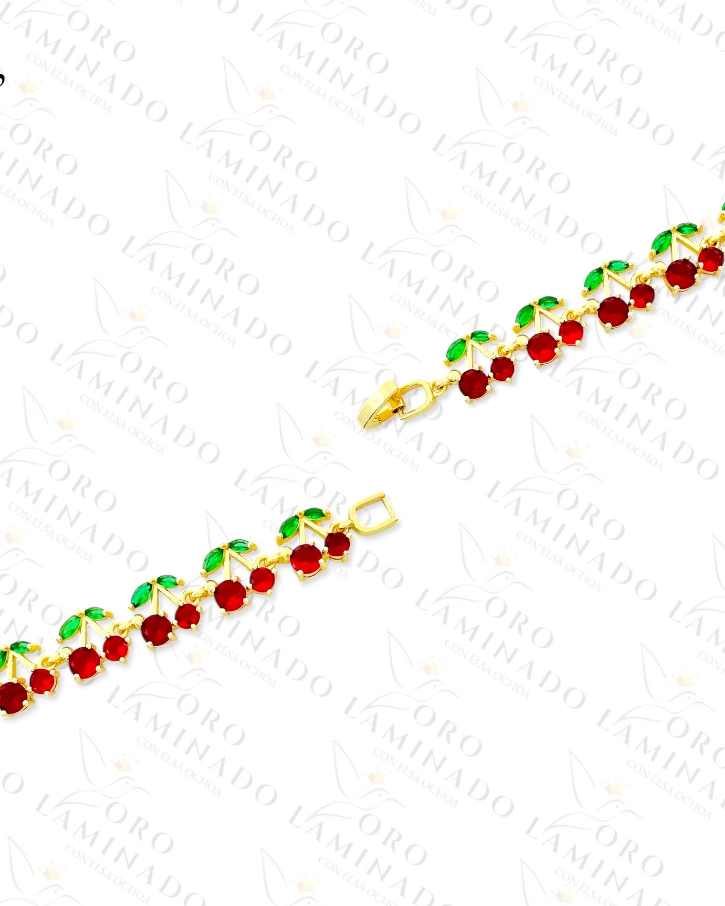Crystal Cherry Bracelet (Gold Filled) G473