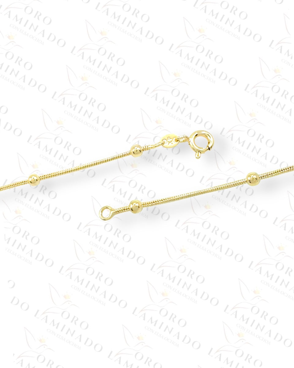 High Quality Mouse Tail with Ball Bead Chains Pack of 6 Size 18” 3mm R196