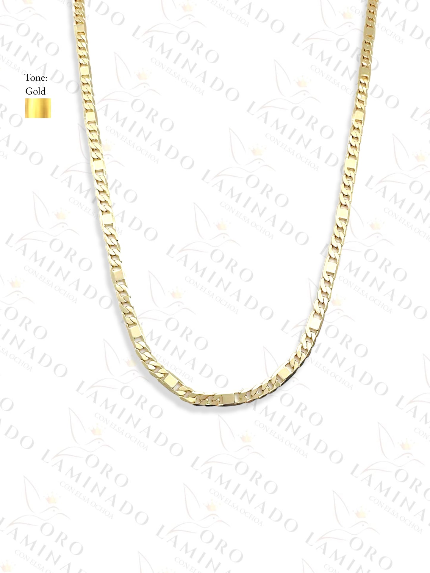 Gold Filled GG mixed with Cuban Pack of 6 Chains Size 18" 3mm R286