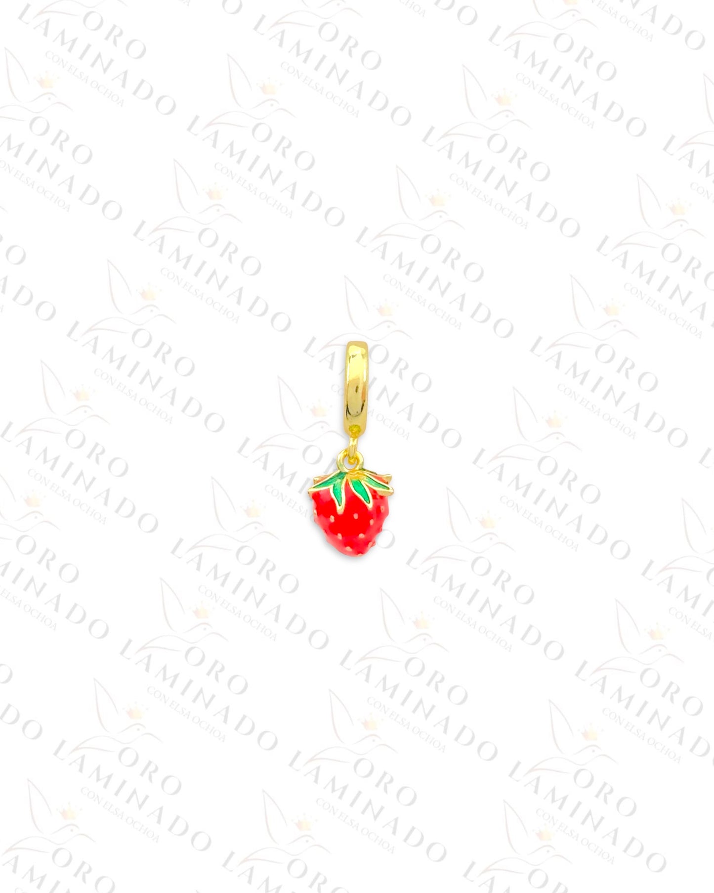 Red Strawberry Charm (Gold Filled) B368