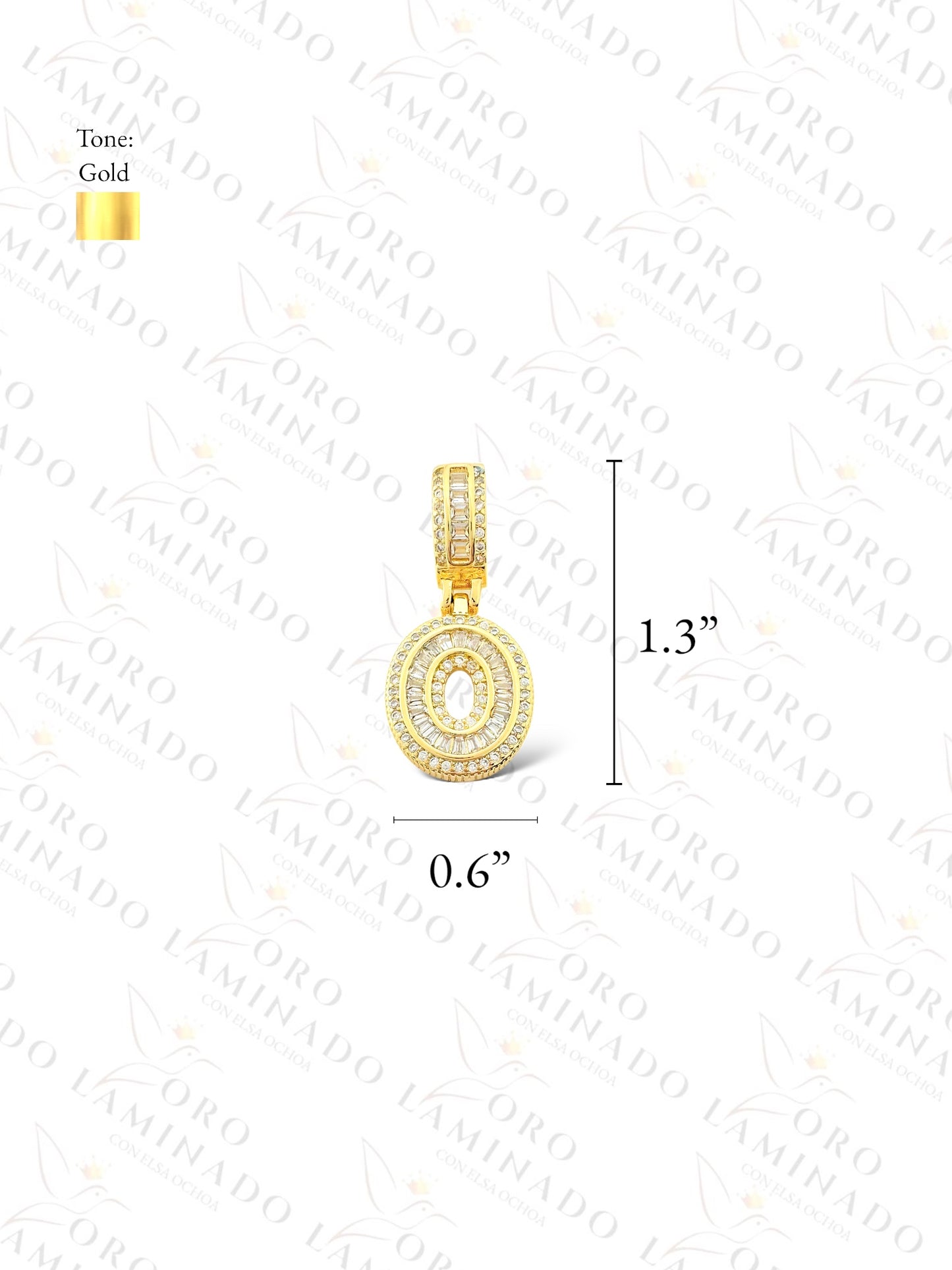 Gold Filled Letter "O" Pendant G260