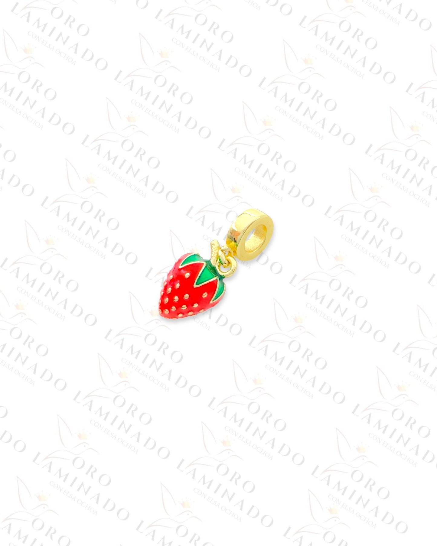 Chubby Strawberry Charm (Gold Filled) B365