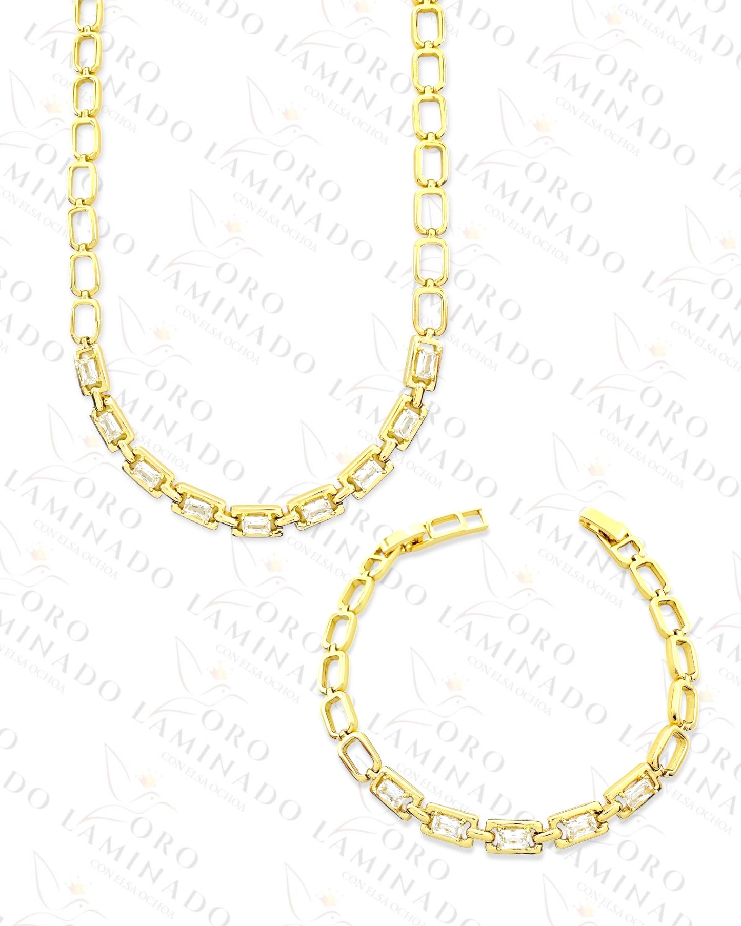 High Quality Geometric Link Set (Gold Filled) G368
