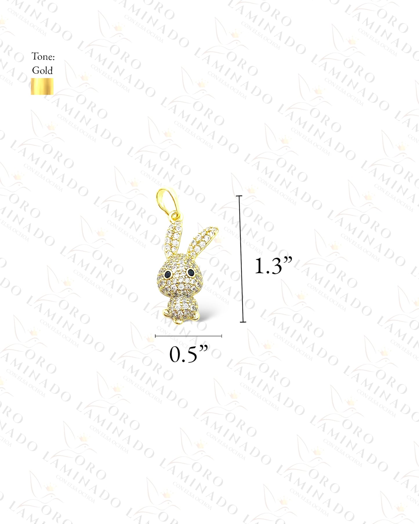 Gold Filled High Quality Small Bunny Pendant Y179