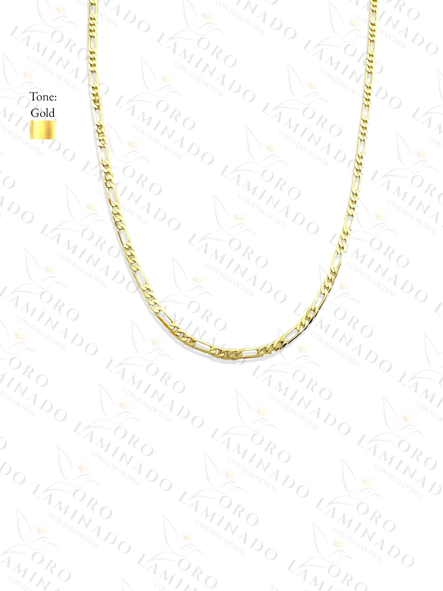 Gold Filled High Quality Figaro Chains Pack of 6 Size 20mm 2mm B296