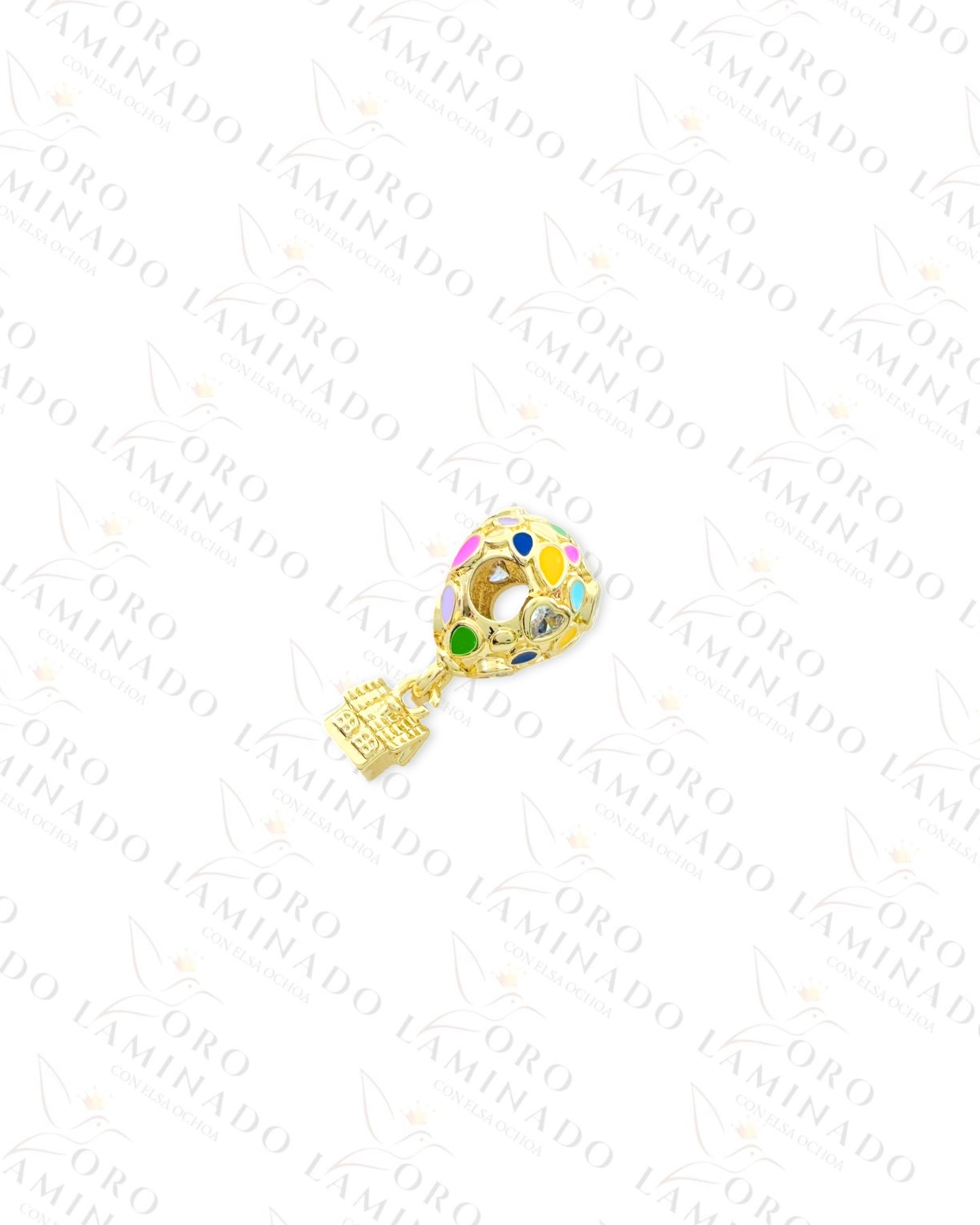 Colorful Hot Air Balloon House Divider (Gold Filled) B54