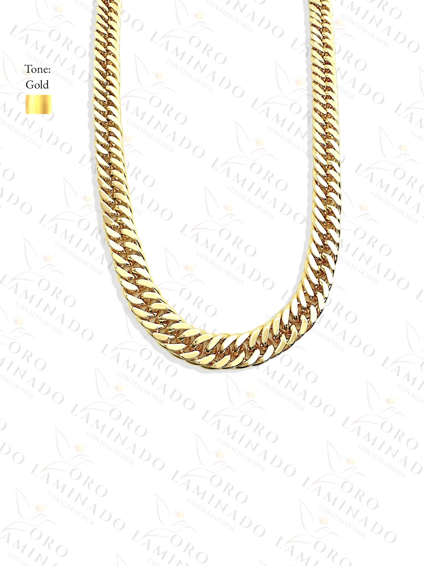High Quality Closed Cuban Single Chain Size 24" 11mm R287