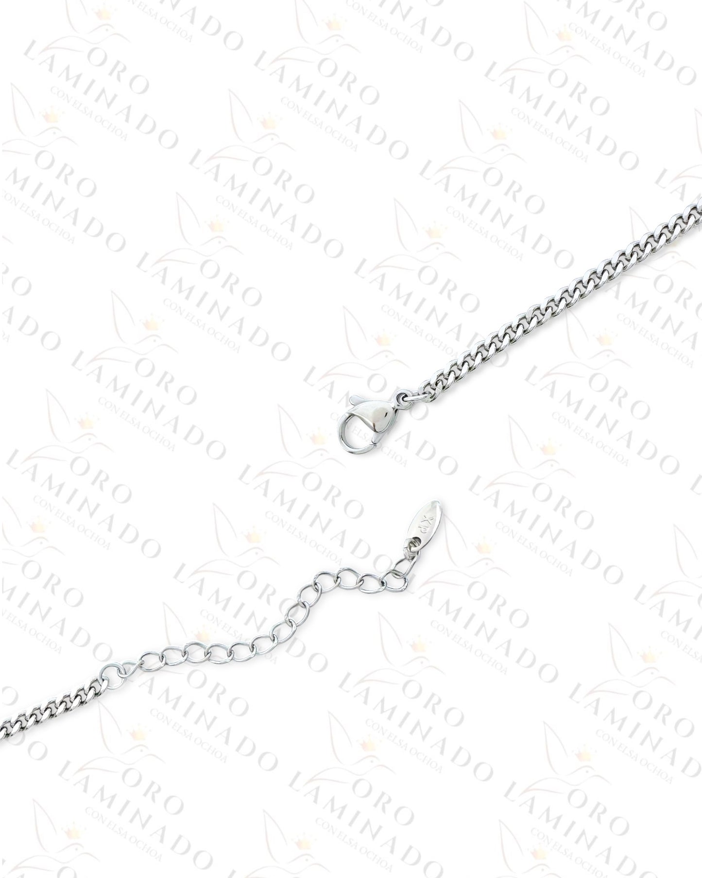 High Quality Silver Crystal Chain Bracelet (Gold Filled) B231