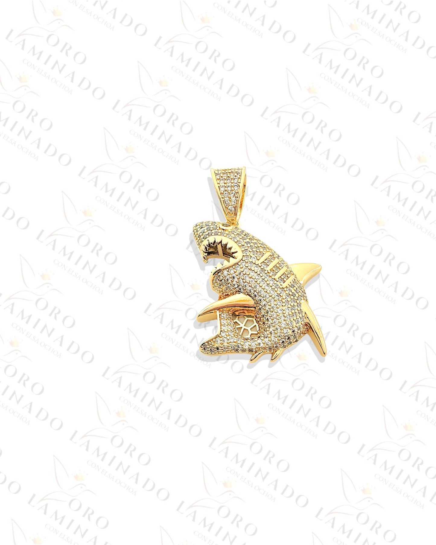 Gold Filled Shark Pendant G14