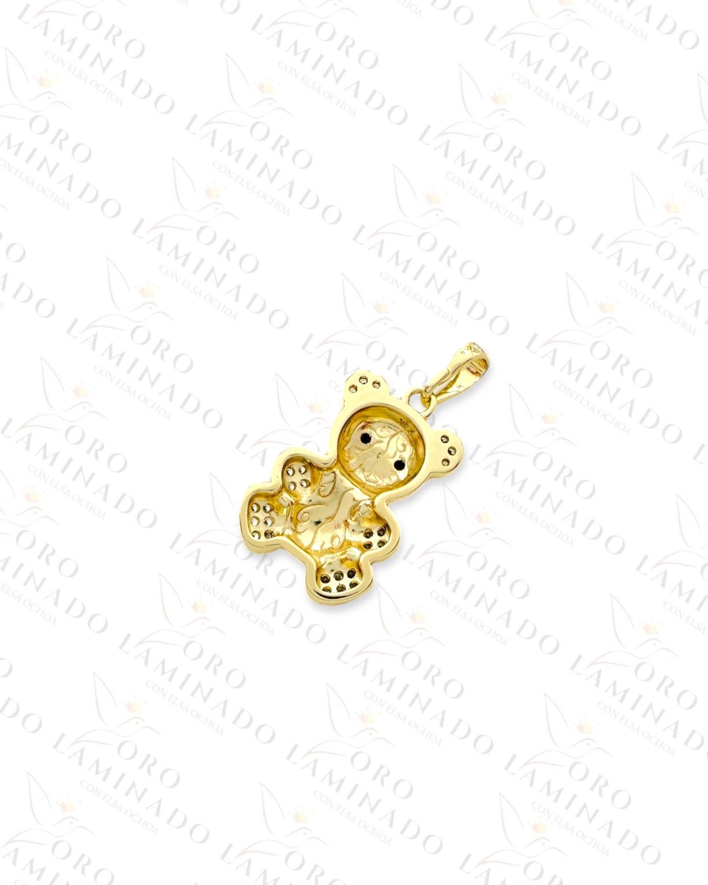 High Quality Teddy Bear Pendant (Gold Filled) R317