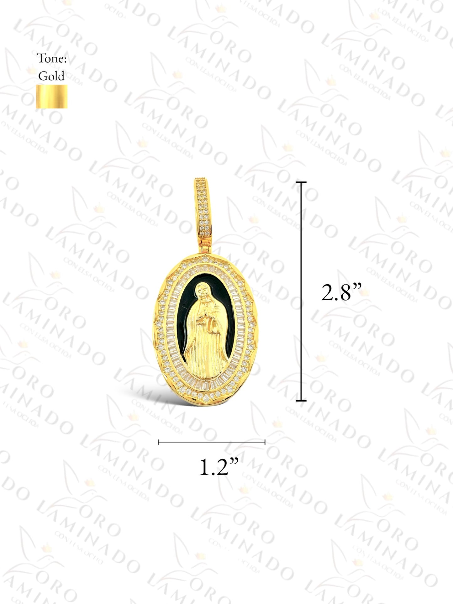Gold Filled High Quality Virgin Mary Pendant R244