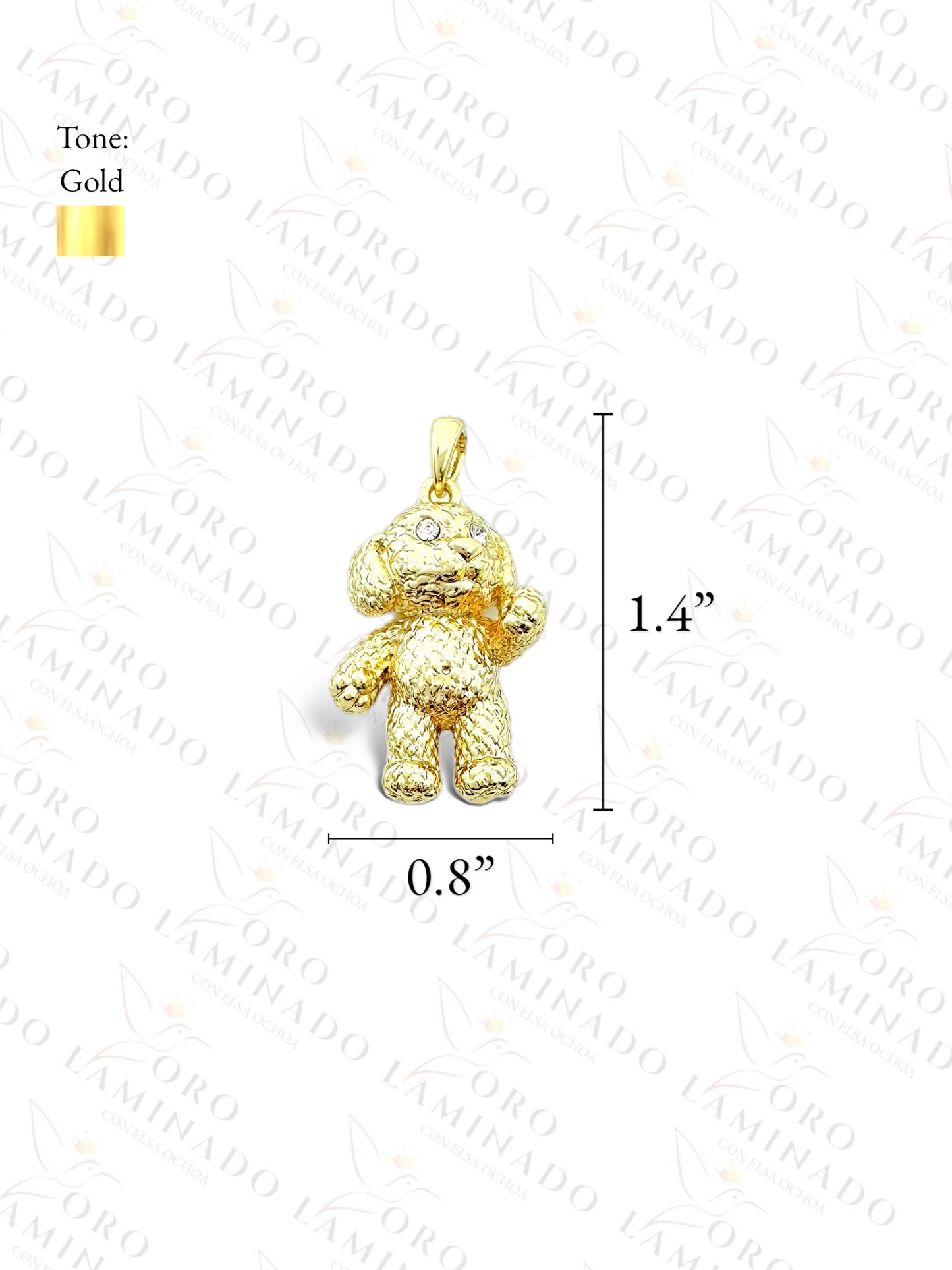Gold Filled High Quality Dog Pendant R323