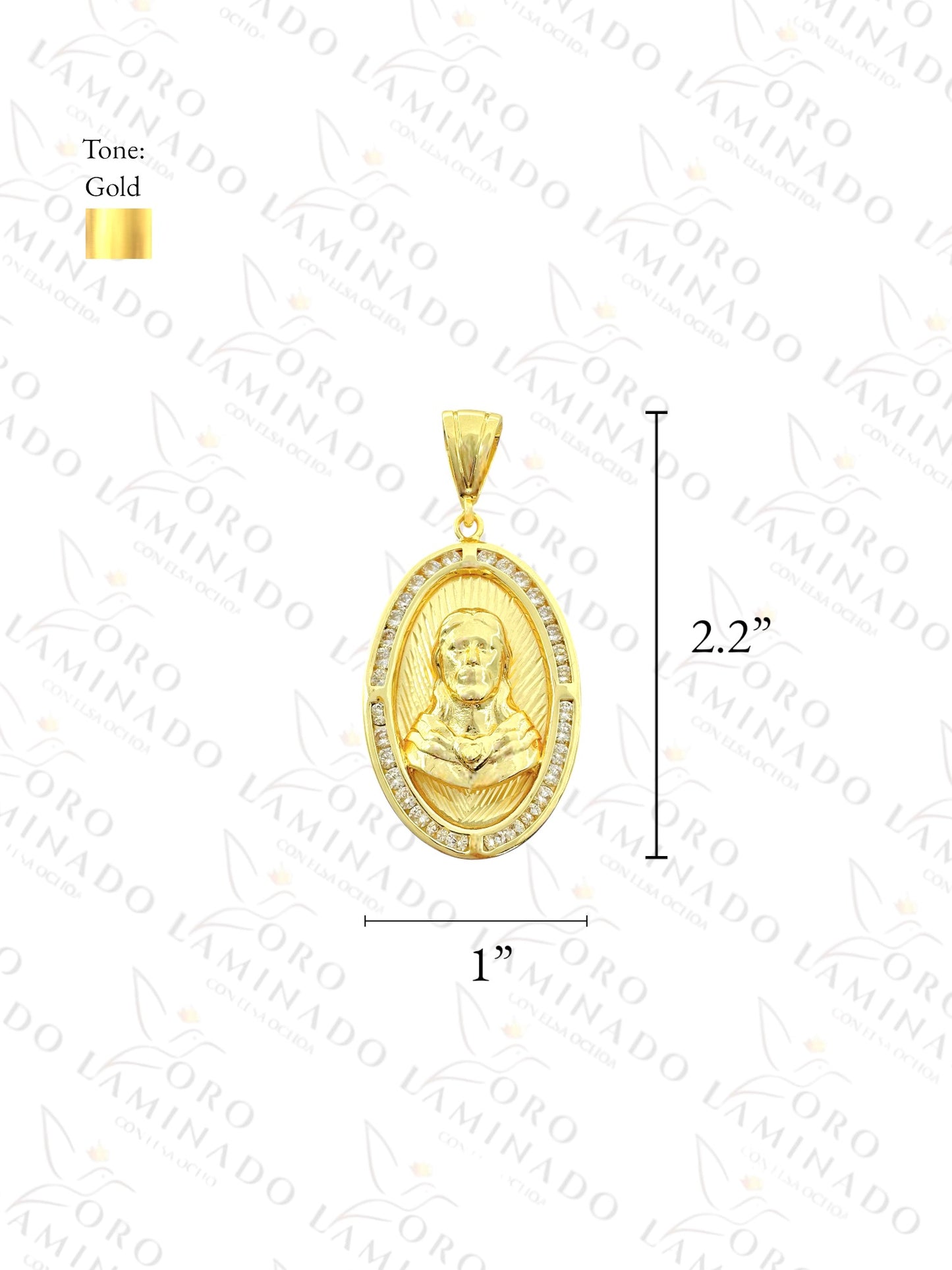 Gold Filled Christ Pendant Y297