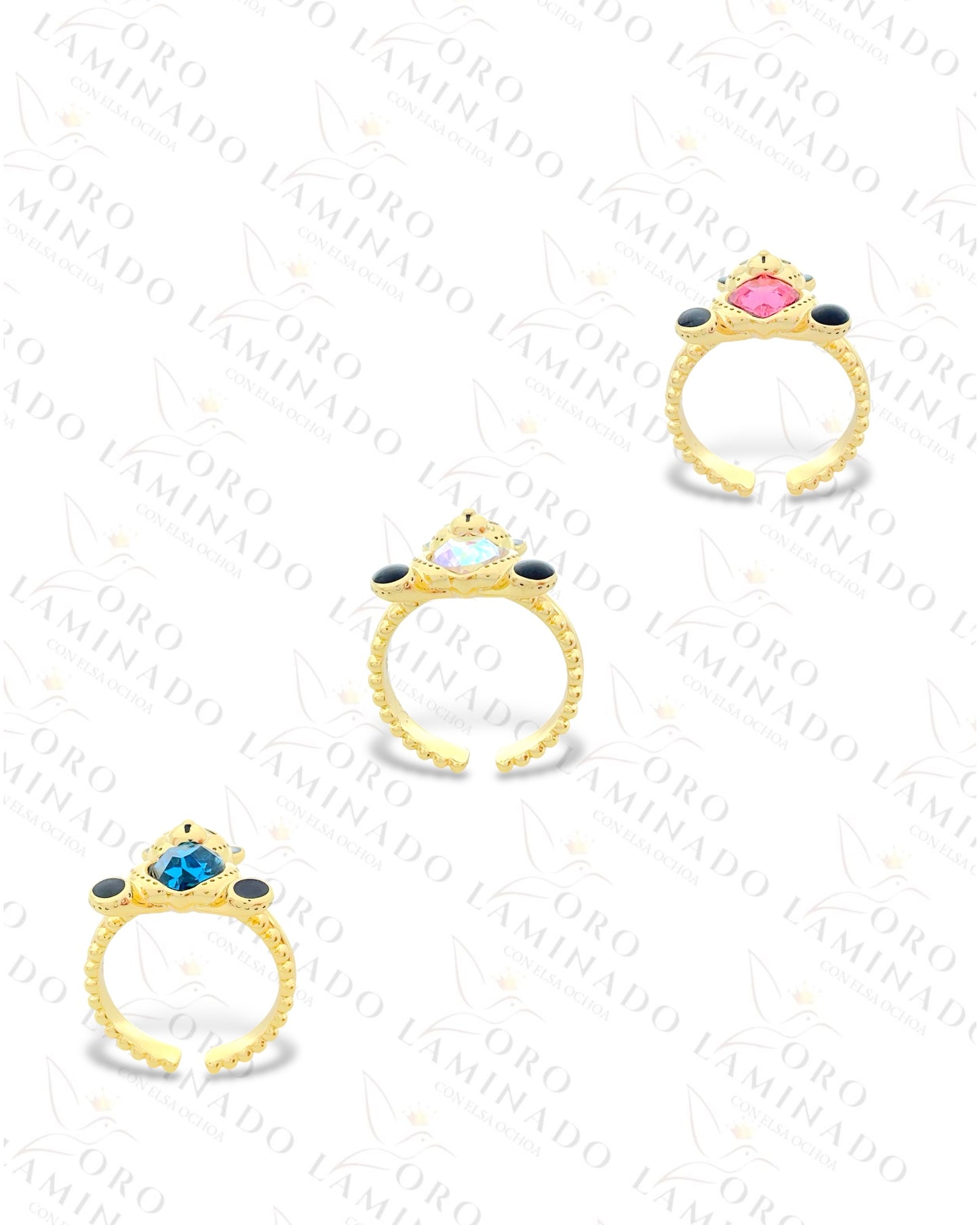 High Quality Adjustable Teddy Bear with a Heart Ring R416