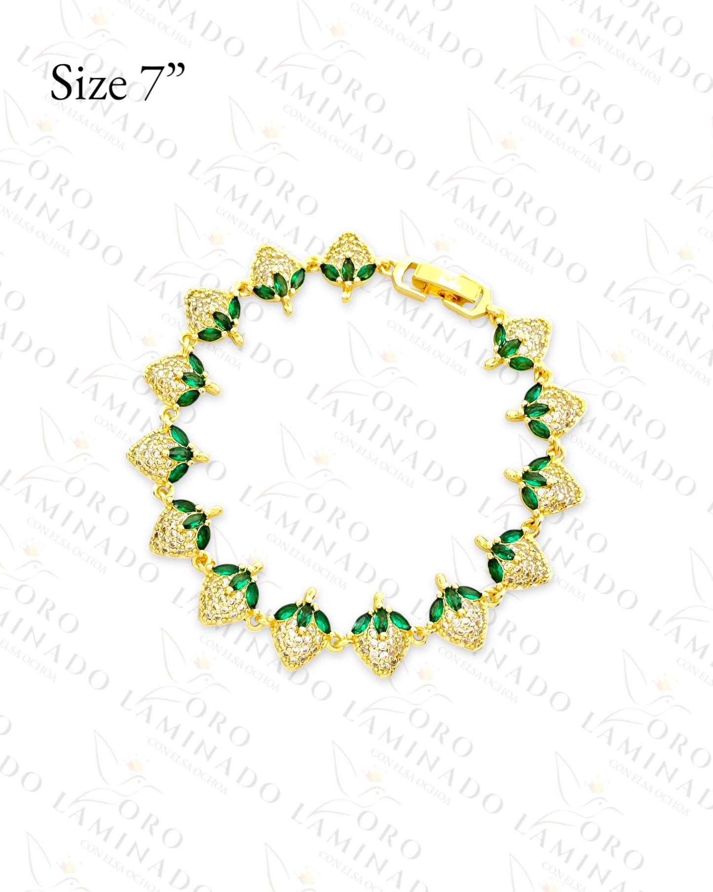 Sparkling Strawberry Bracelet (Gold Filled) C235
