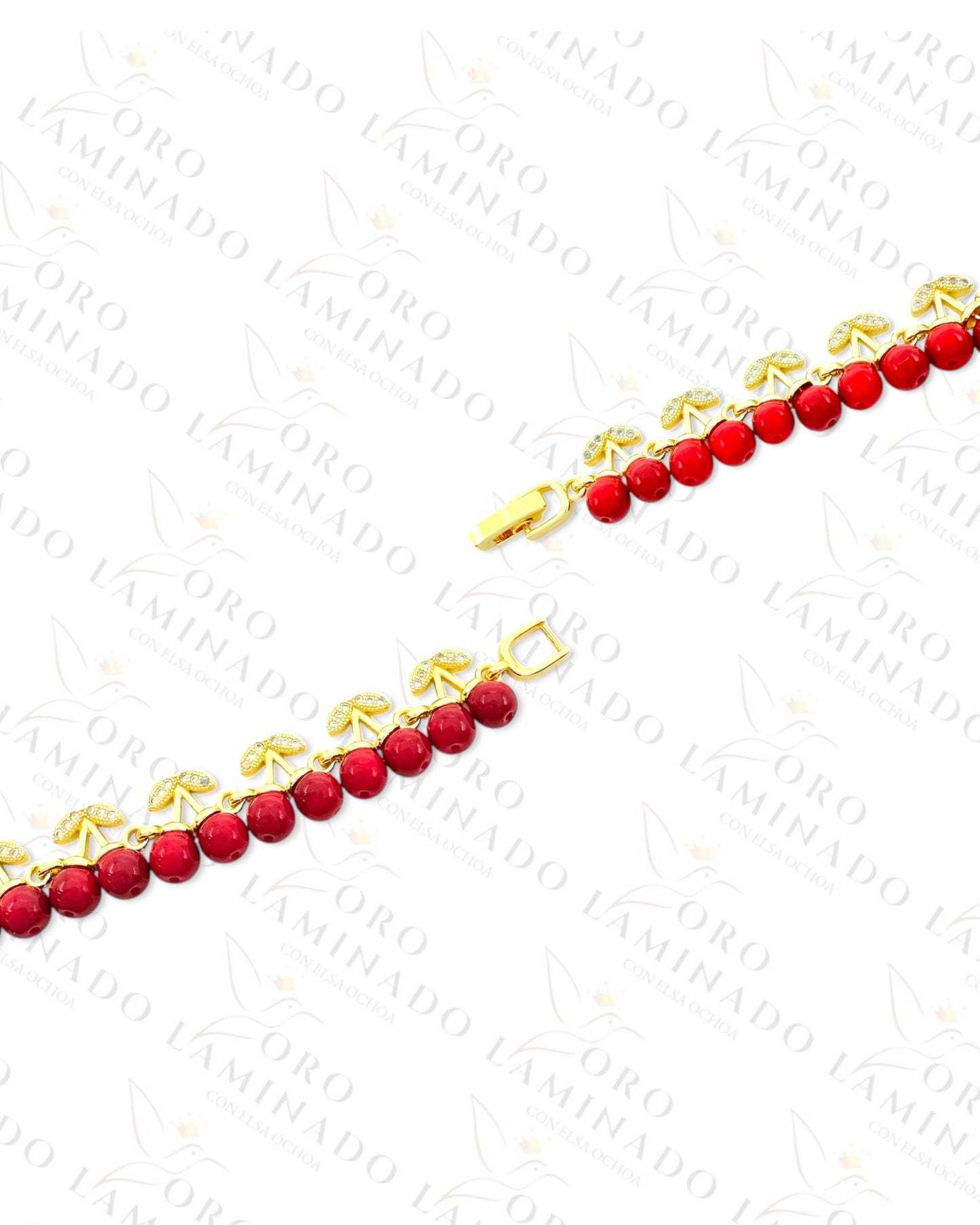 Chunky Cherry Bracelet (Gold Filled) C217