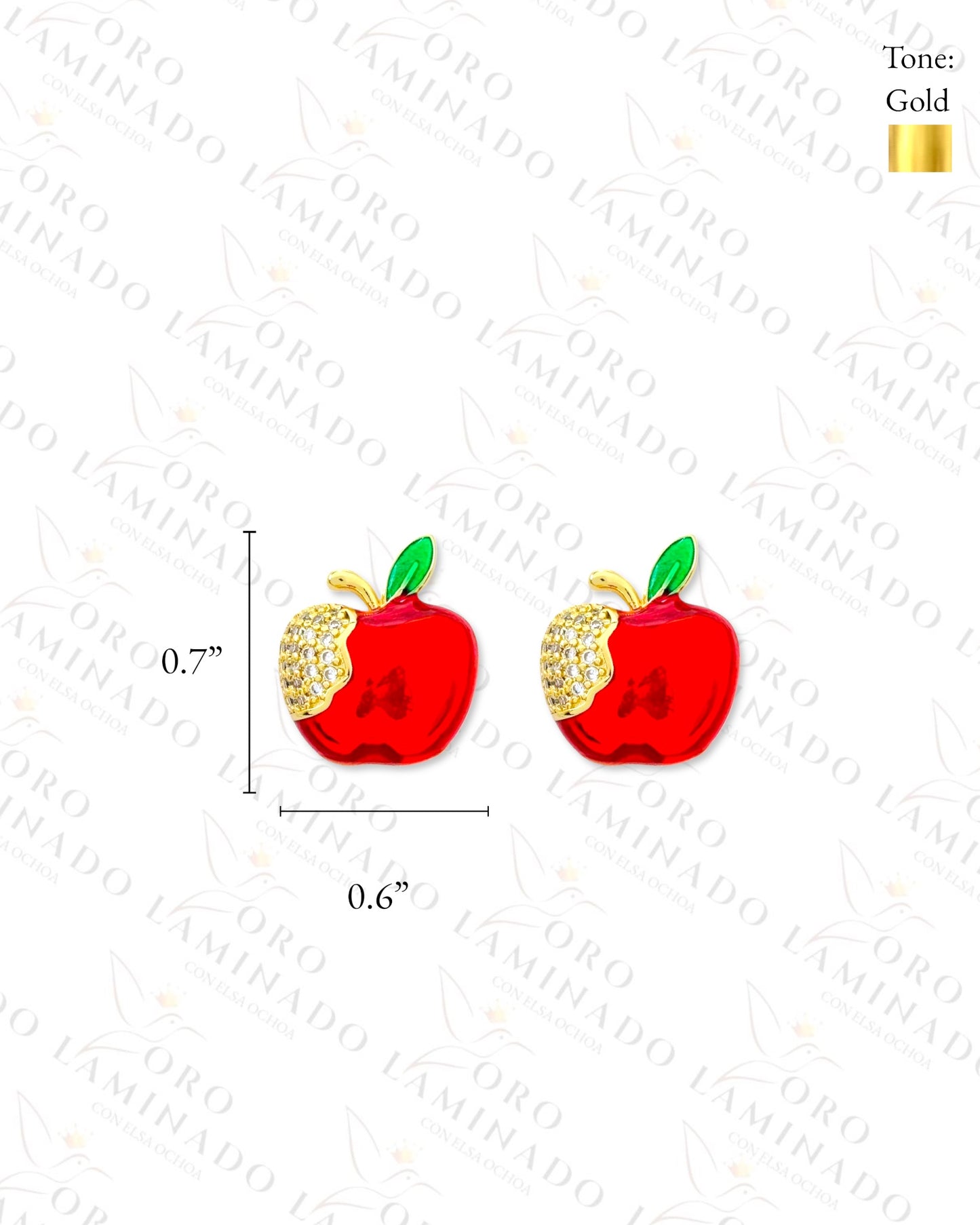Apple Earrings (Gold Filled) Y205