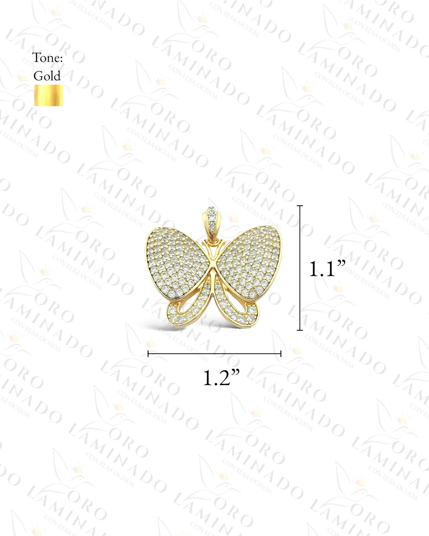 Gold Filled High Quality Butterfly Pendant C95