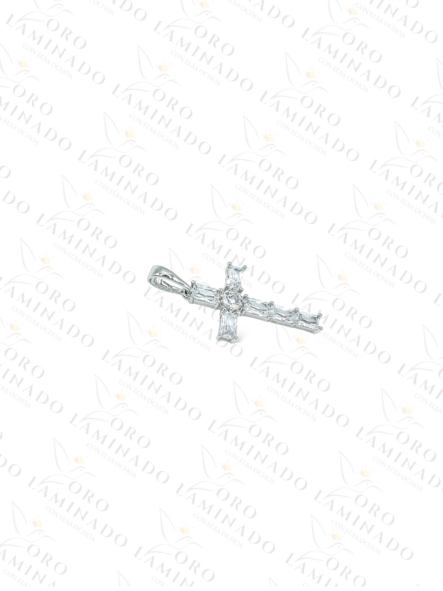 Gold Filled High Quality Crystal Cross Pendant G394