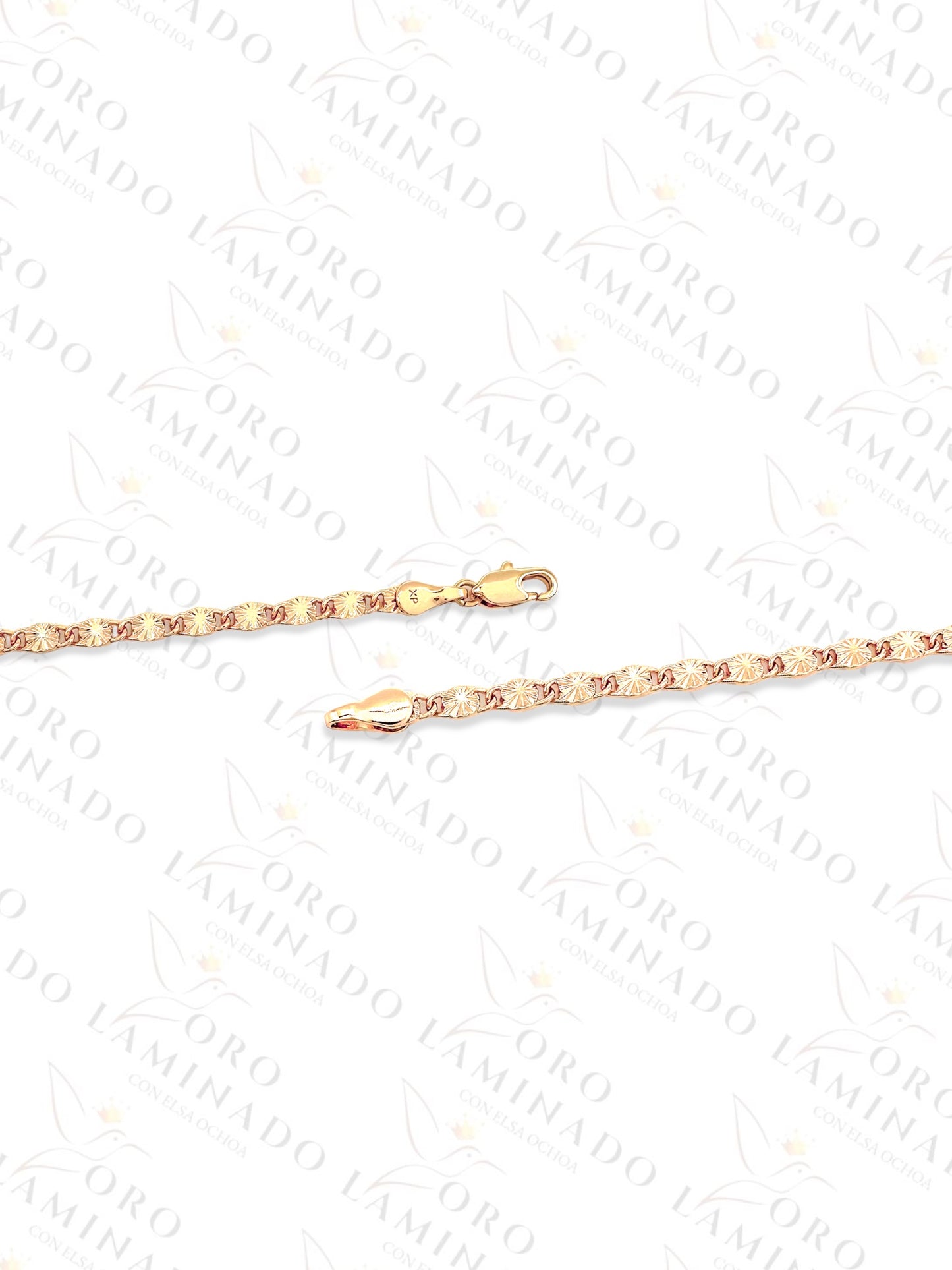 Gold Filled Rose Gold Flor Valentino Chain Pack of 6 Size 24" 3mm B255