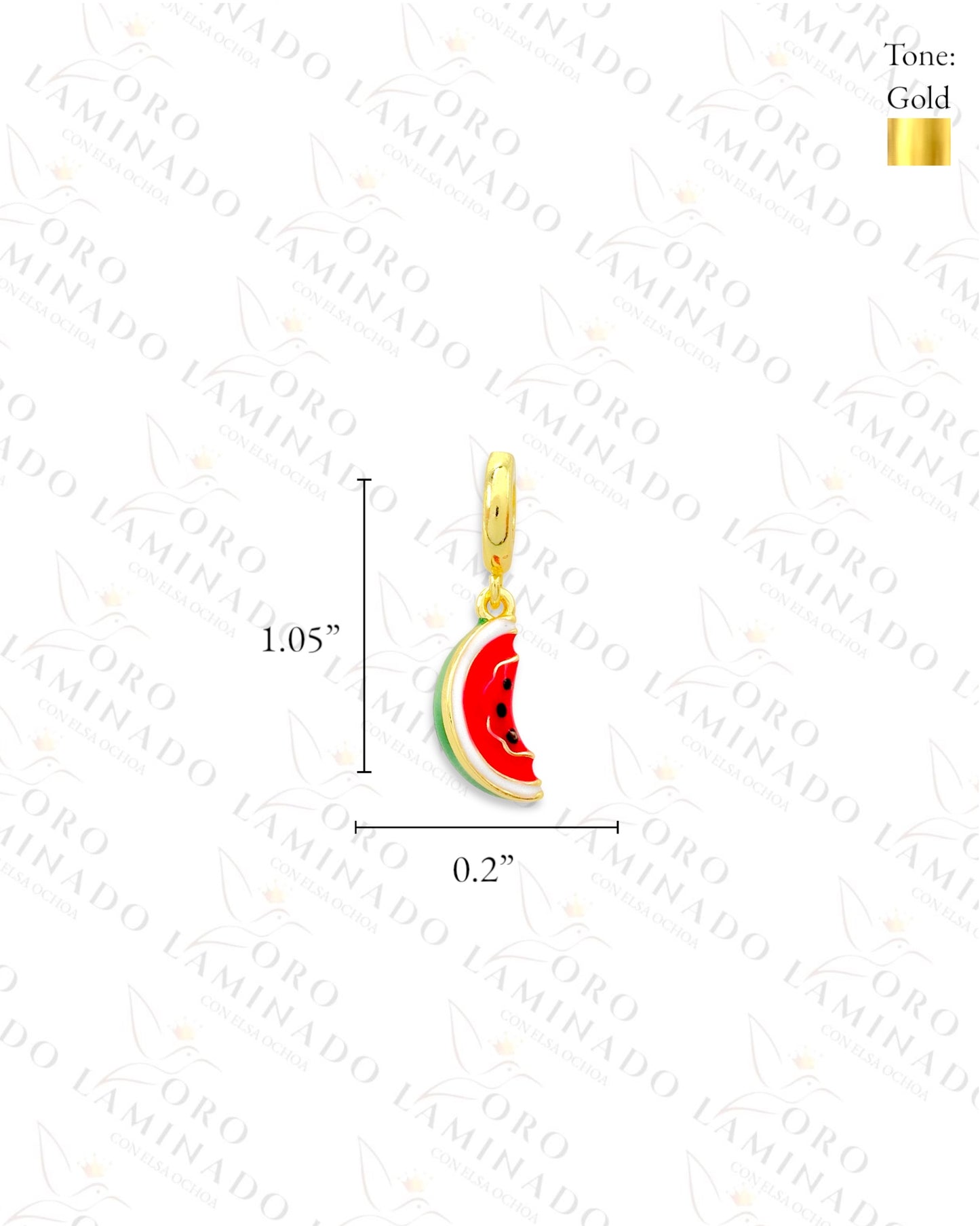 Watermelon Charm (Gold Filled) R276