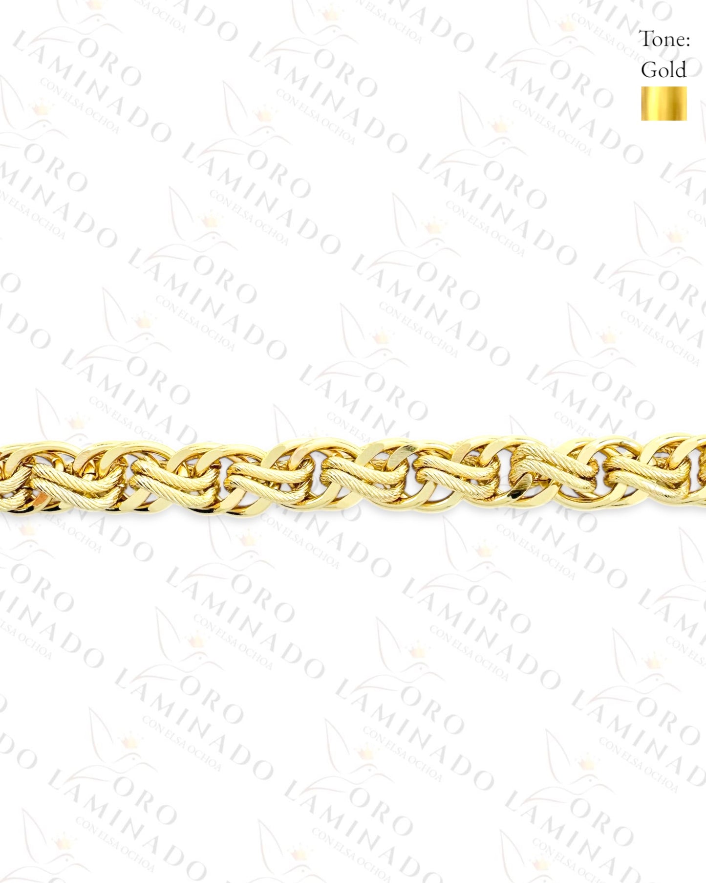 High Quality Braided Chain Bracelet (Gold Filled) G383