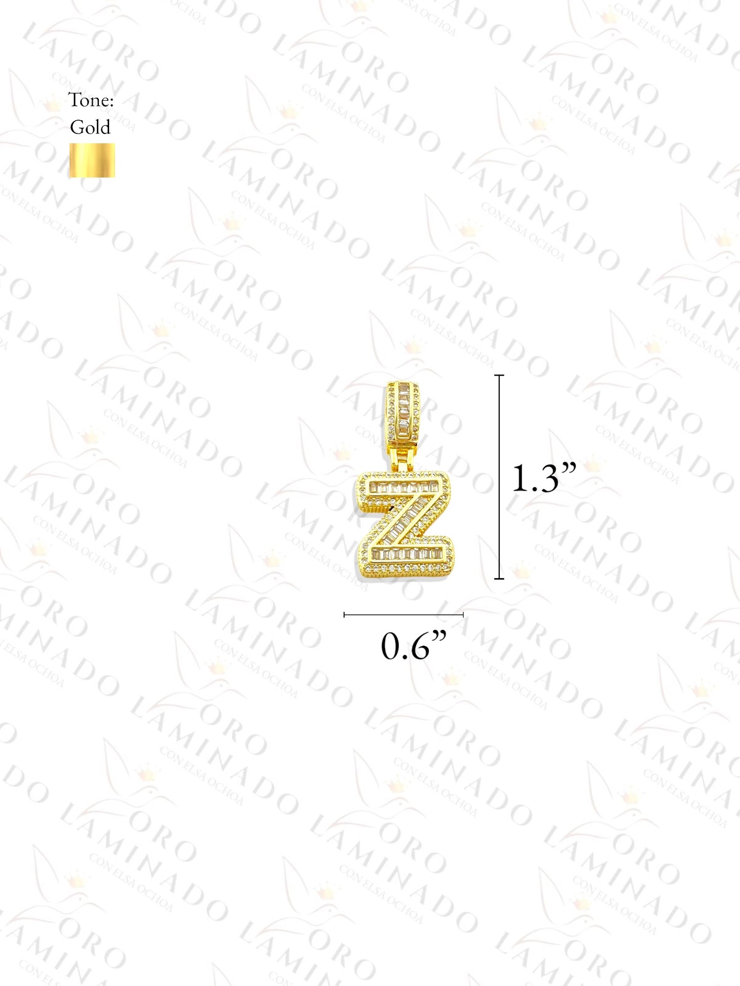 Gold Filled Letter "Z" Pendant G269