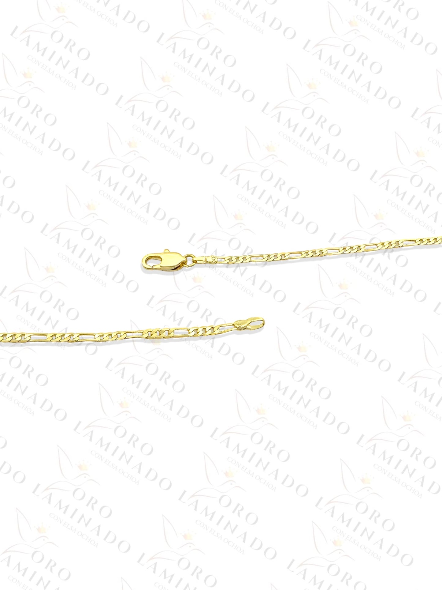 Gold Filled High Quality Figaro Chains Pack of 6 Size 20mm 2mm B296