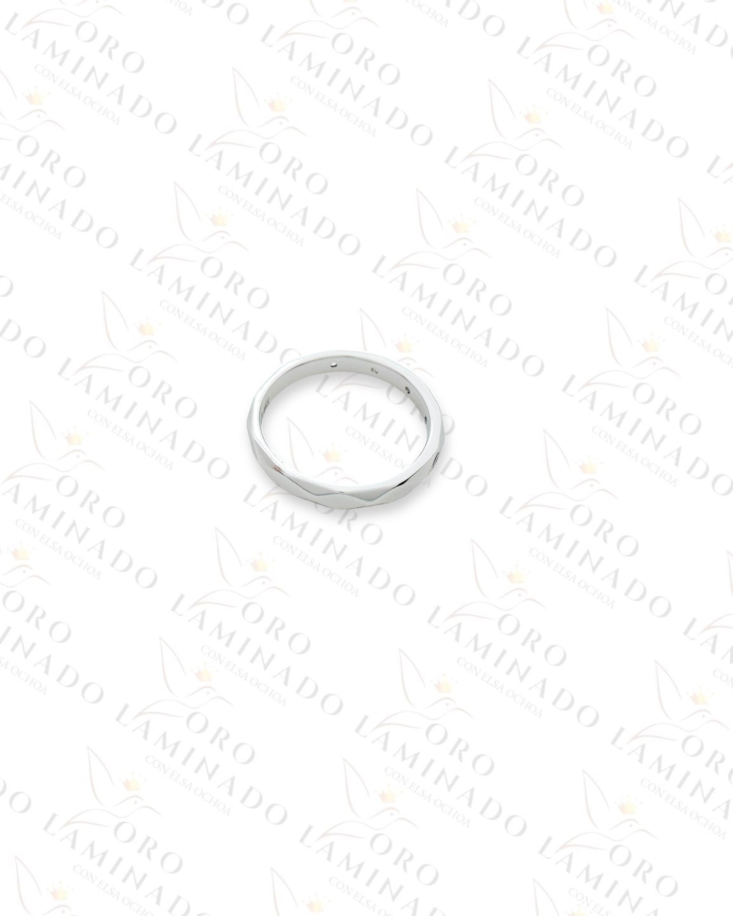 High Quality Diamond Pattern Silver Baby Ring (Gold Filled) C243