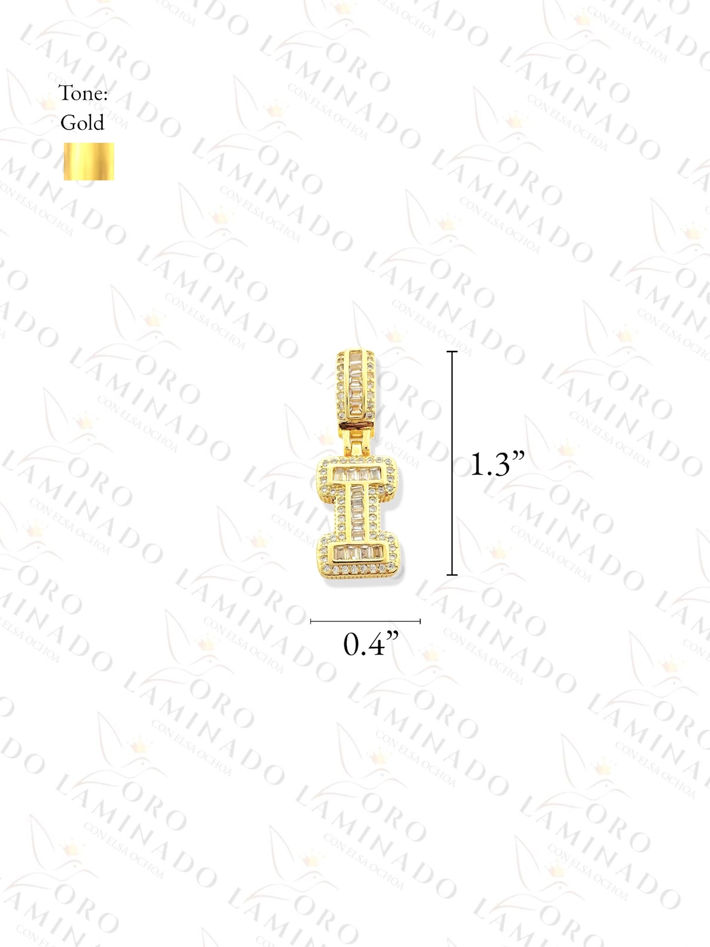 Gold Filled Letter "I" Pendant G254