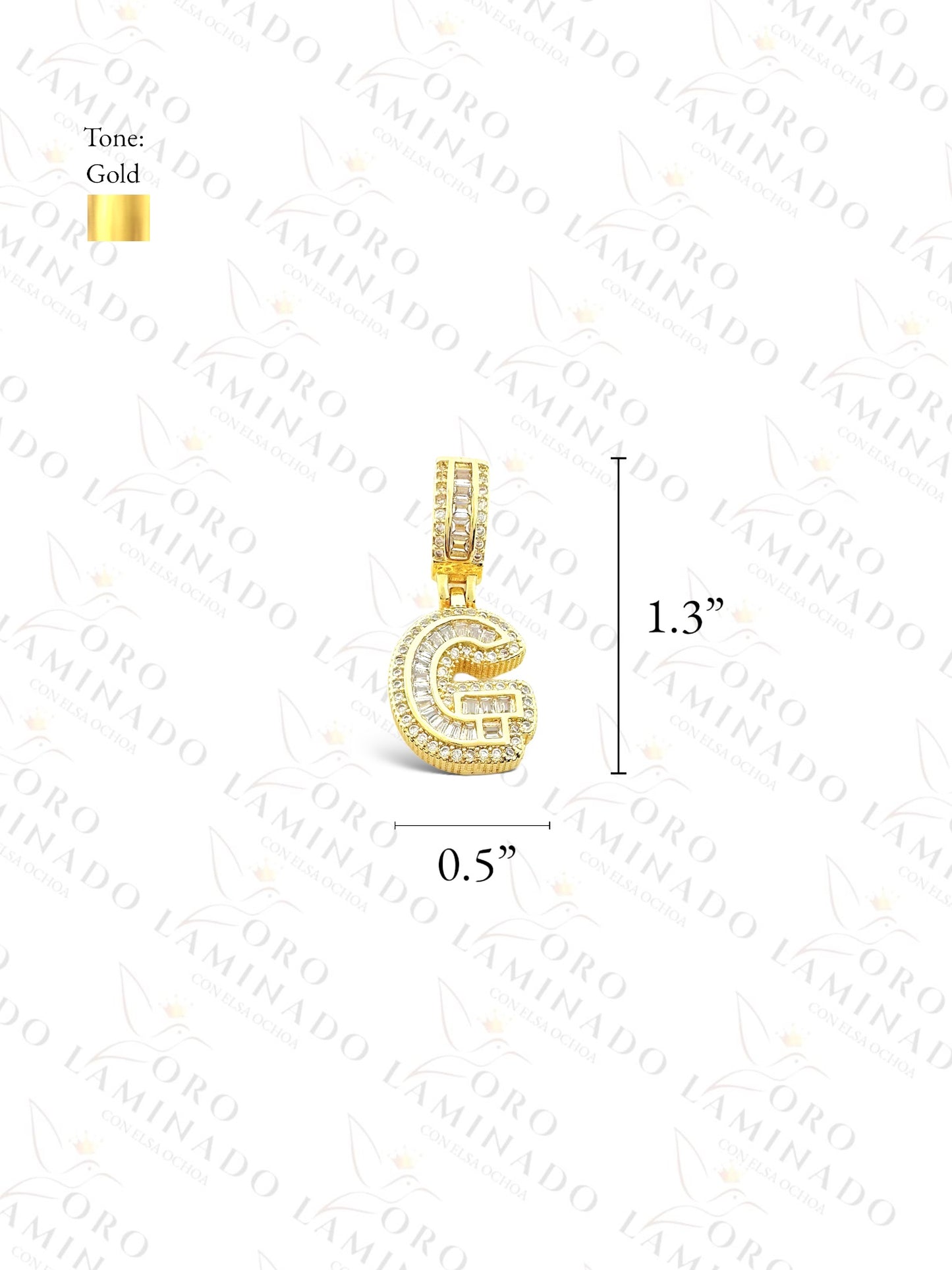 Gold Filled Letter "G" Pendant G252