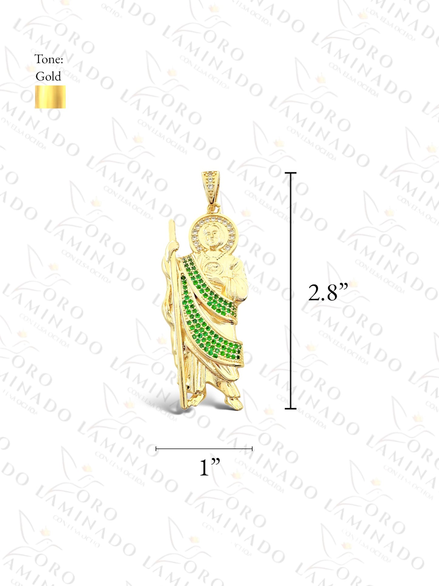 Gold Filled Saint Jude Pendant R259