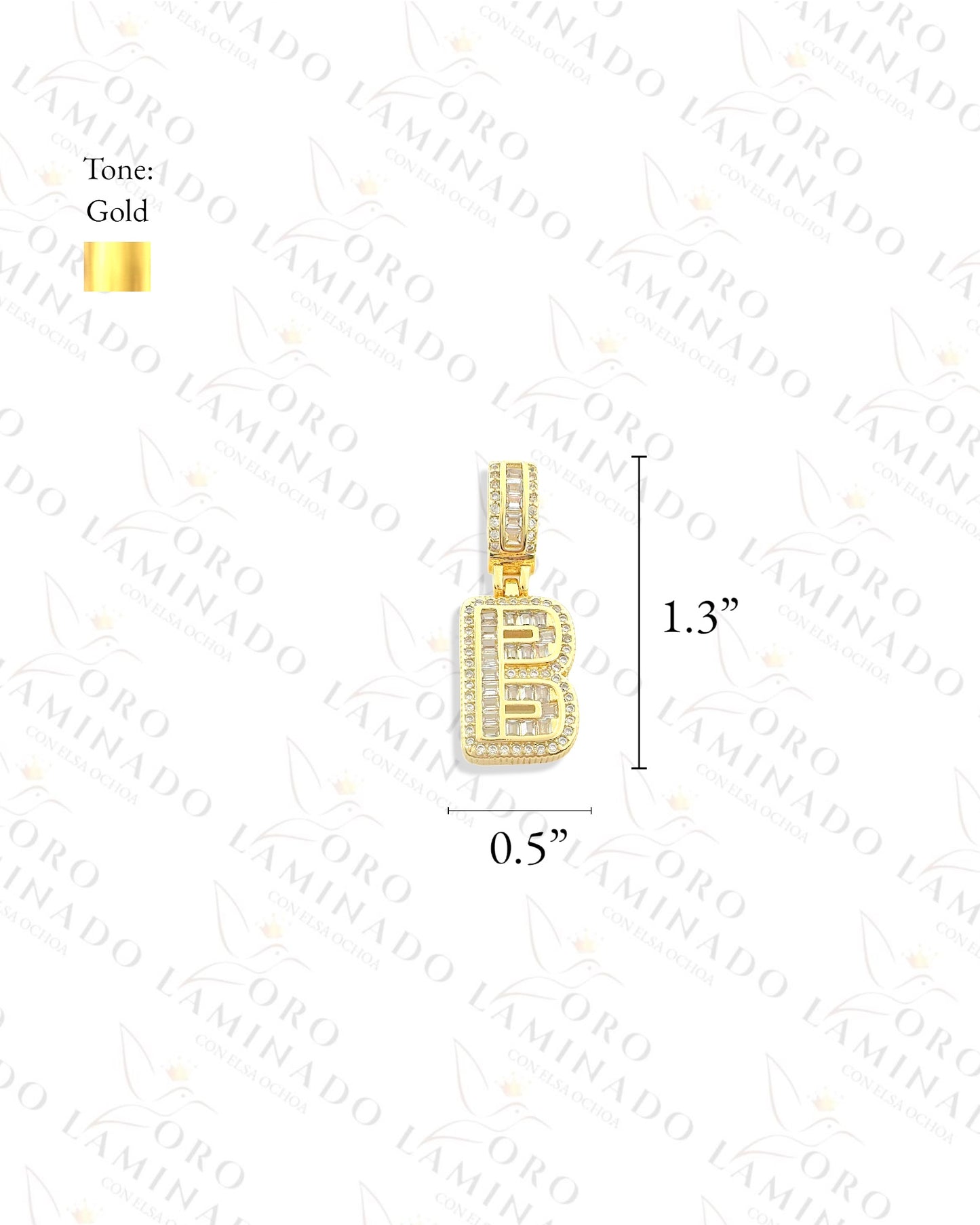 Gold Filled Letter "B" Pendant G247