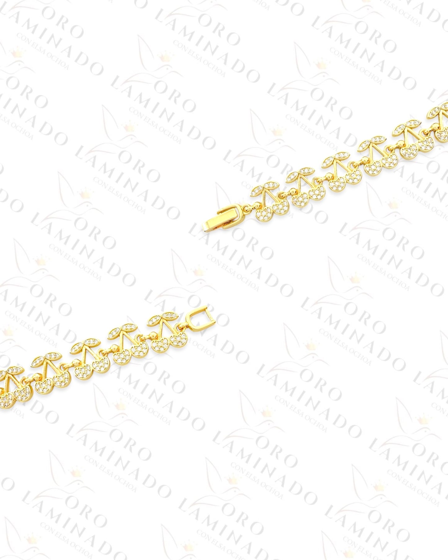 Sparkling Cherry Bracelet (Gold Filled) C81