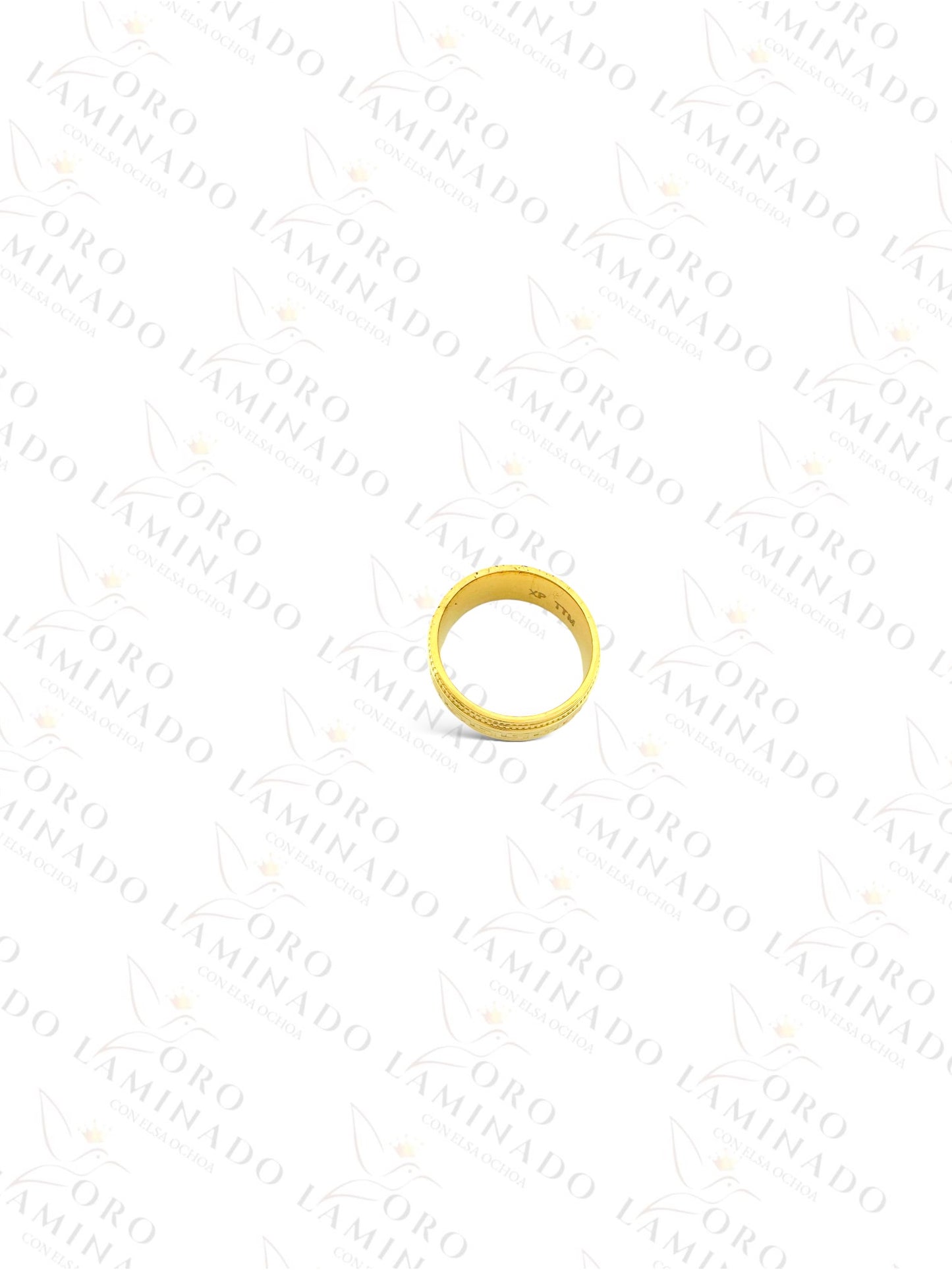 Stainless Steel Maze Pattern Ring R88