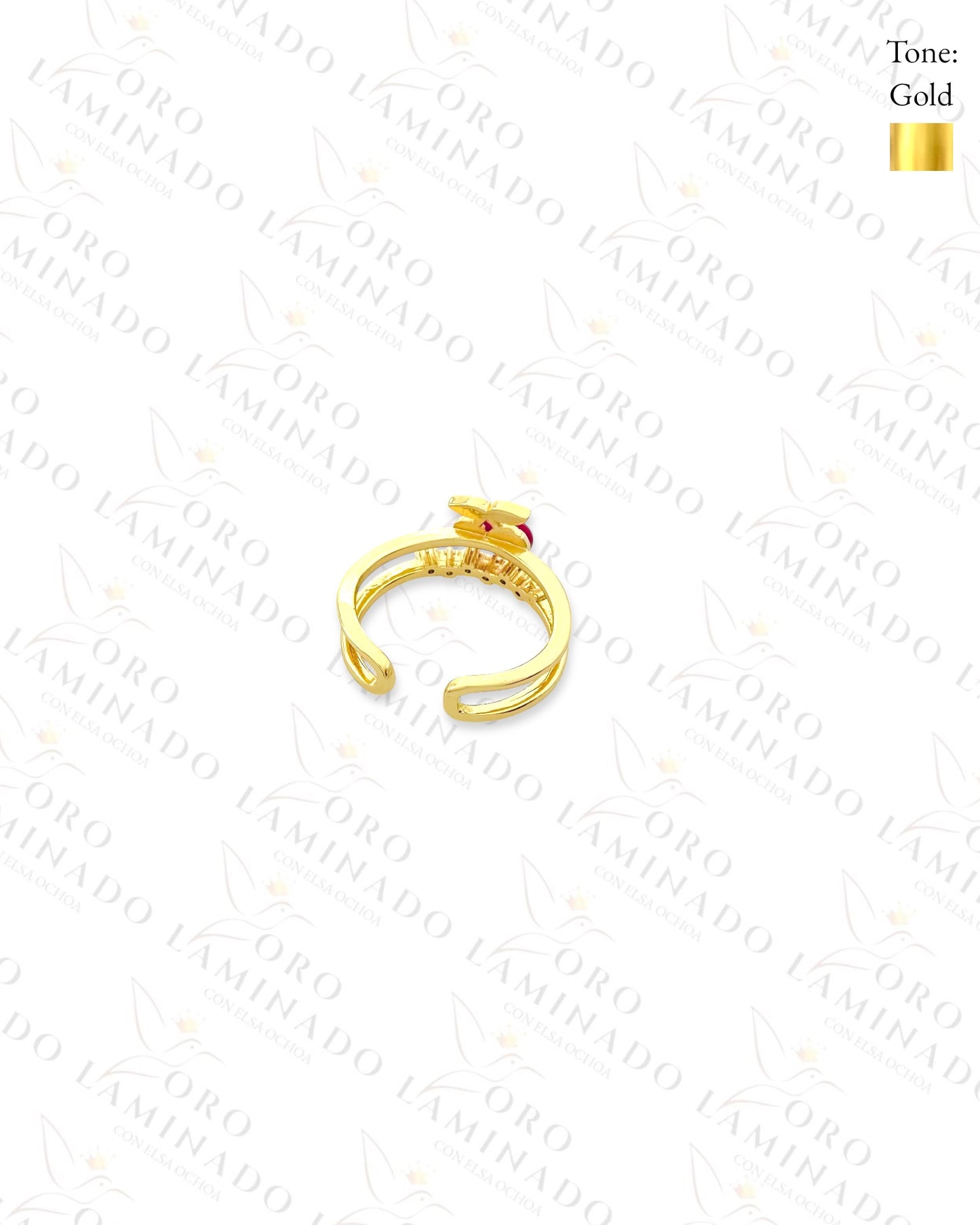 Adjustable Little Cherry Ring (Gold Filled) C206