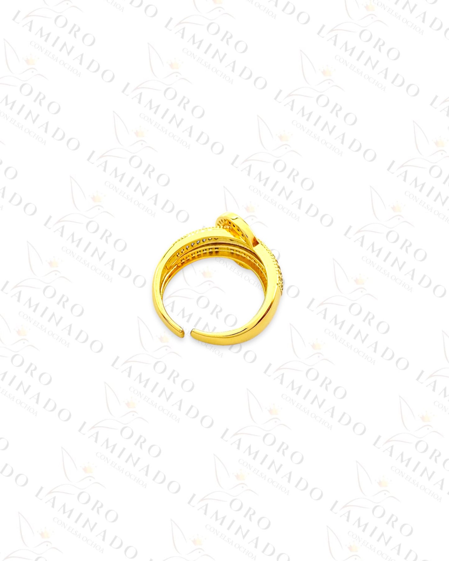 Adjustable Diamond Knot Ring (Gold Filled) B156
