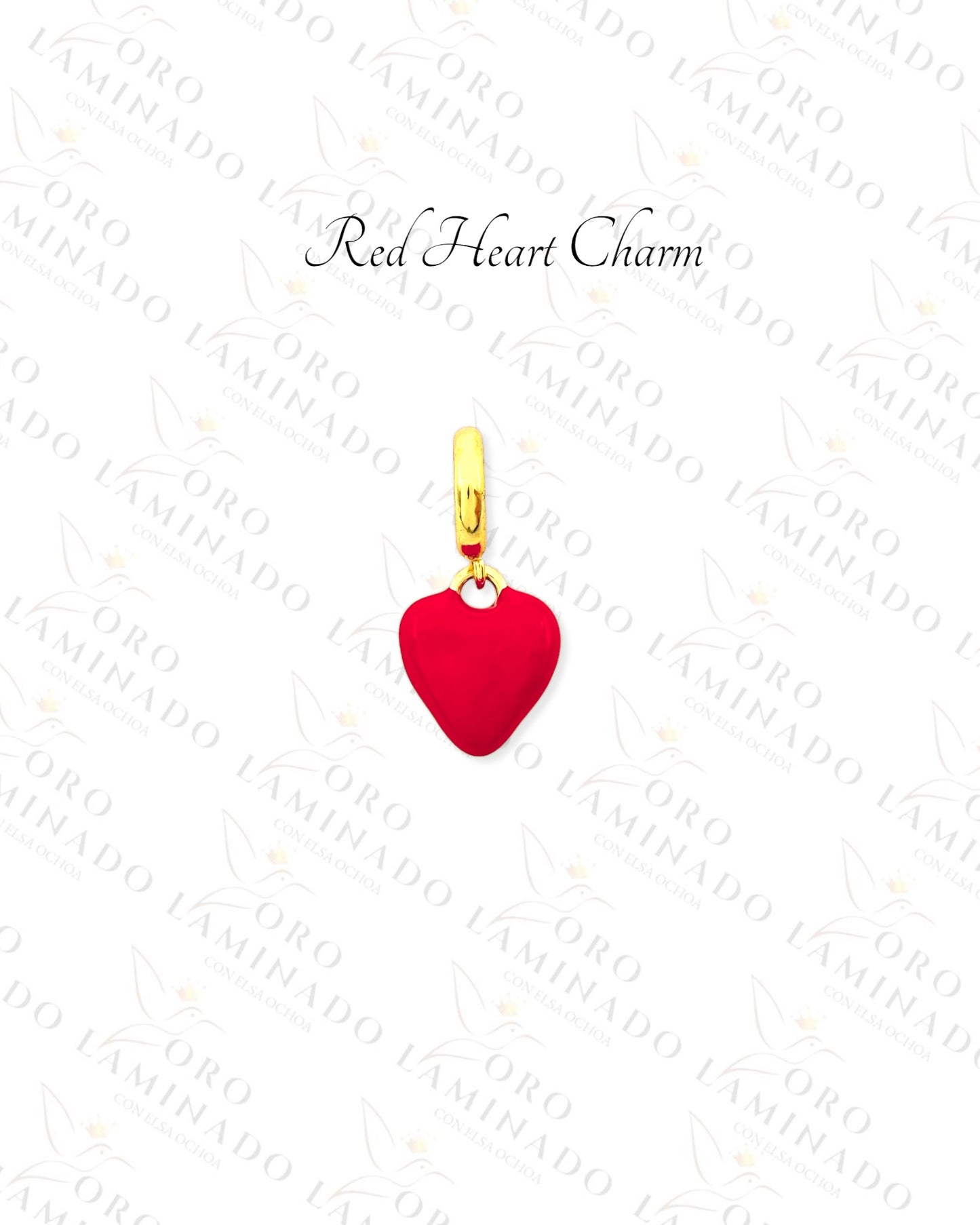 Plain Heart Charm (Gold Filled) G144