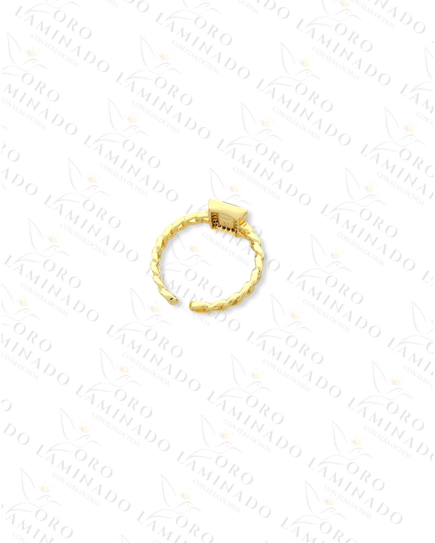 Adjustable Blue Stone Ring (Gold Filled) R331