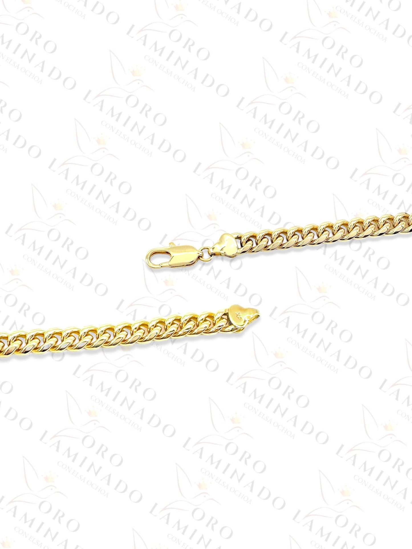 Gold Filled High Quality Single Cuban Chain Size 24" 7mm Y402