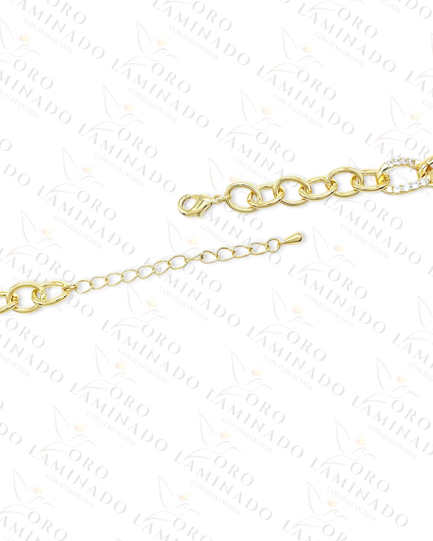 High Quality Gold Cuban Design Bracelet Y274